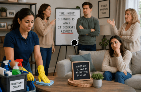 Hiring a Cleaner to Prove a Point: When Family Drama Meets Household Chores